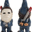 Gnomo Halloween decoración hogar cesta Boo azul