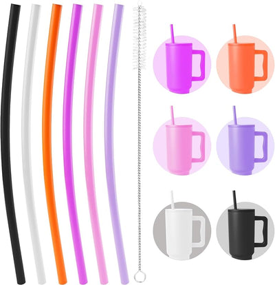 Pajitas reutilizables compatibles vaso hierro 40oz set 6