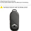 Funda llavero cuero Mini Cooper 2023-25 negro con correa