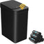 Cubo basura negro 2.6gal sensor movimiento baño cocina