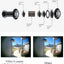 Mirilla puerta acero níquel satinado 220grados
