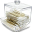 Dispensador hisopos algodón 10oz con tapa plástico