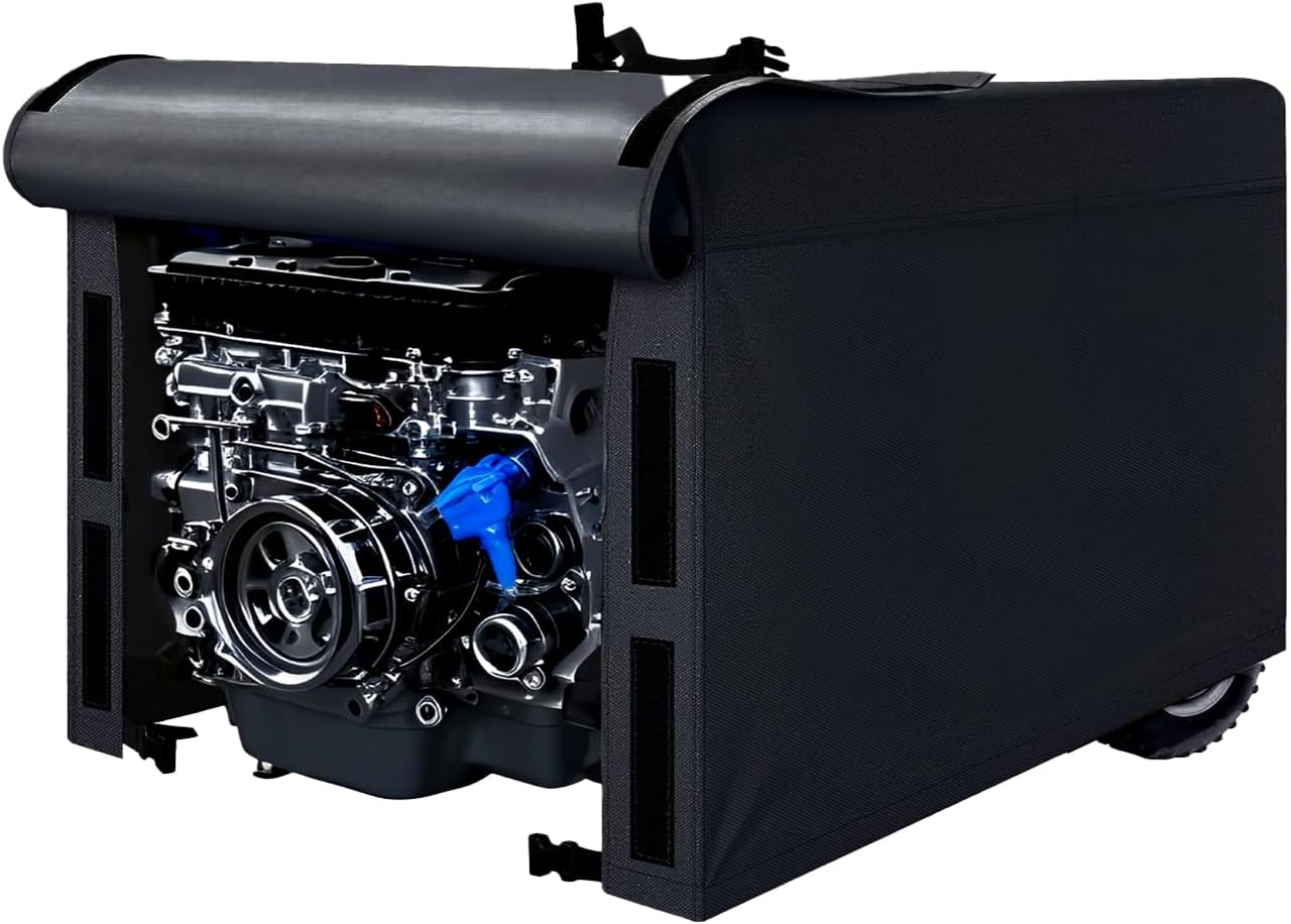 Cubierta generador portátil 26x20x20" resistente 3500W