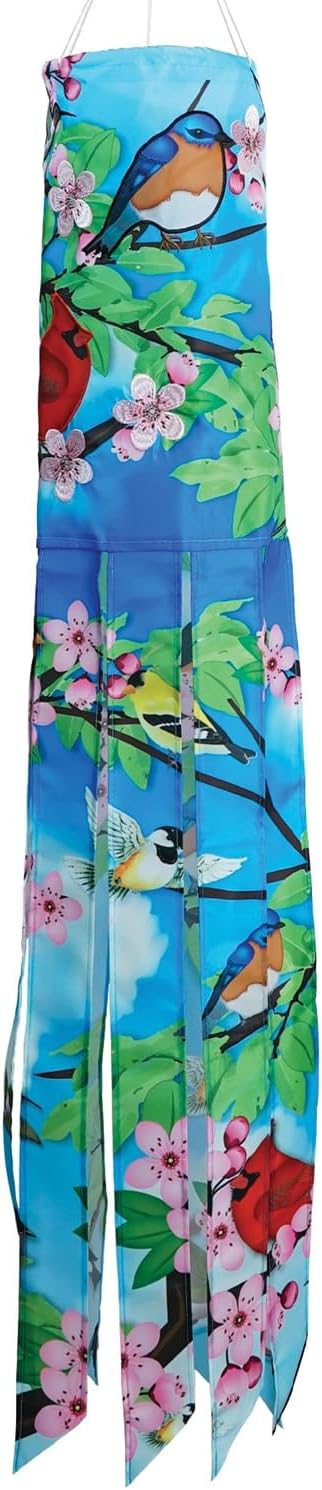 Bandera viento 40pulg Songbird totalmente impresa