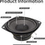 Altavoz coche 4pulg 2 vías puerta audio estéreo