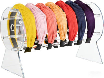 Soporte diadema acrílico transparente para chicas y boutique