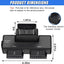 Splitter OBDII con puerto giratorio divisor universal