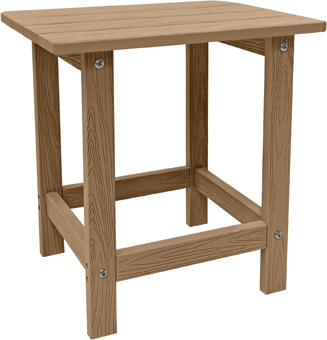 Mesa auxiliar exterior Adirondack resistente teca