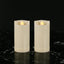 Velas LED parpadeantes 2x4" impermeables hogar eventos