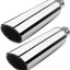 Punta escape 2.5x4" tubo acero inox 17" soldadura