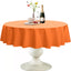 Mantel redondo poliéster impermeable 90pulg naranja