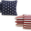Set tablas madera bandera USA con estuche 4x2pulg
