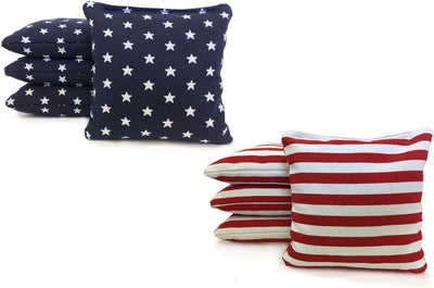 Set tablas madera bandera USA con estuche 4x2pulg