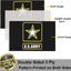Bandera militar EE.UU. 3x5 doble cara resistente para pared