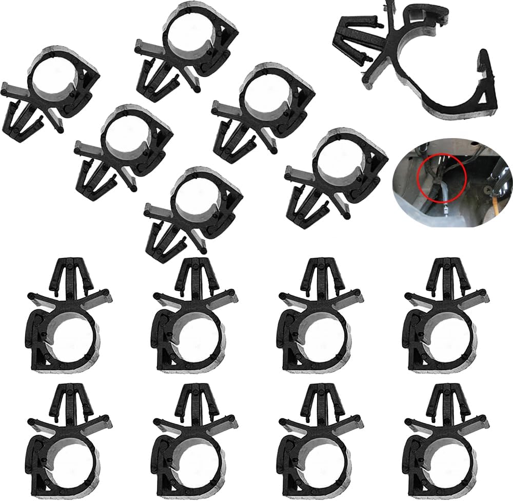 15 Clips Telar Alambre 1/2pulg Soporte Linea Combustible GM Ford Jeep