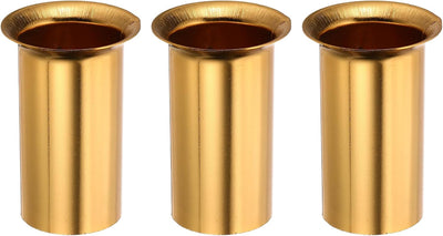 Protectores velas para soporte luz E12 28mm dorado