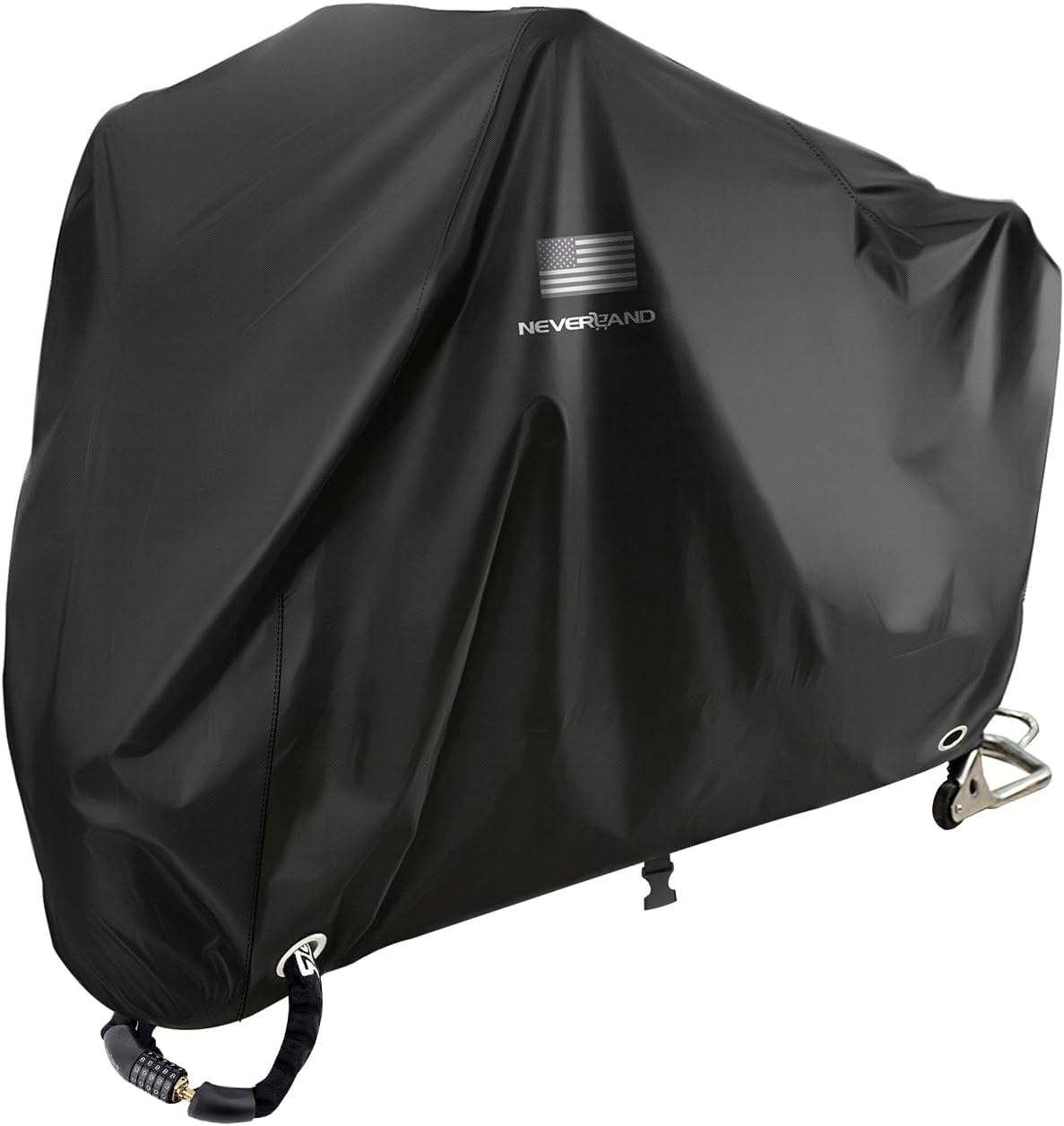 Funda impermeable motocicleta exterior negro