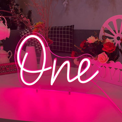 Letrero neón led para cumpleaños bebé y boda decoración