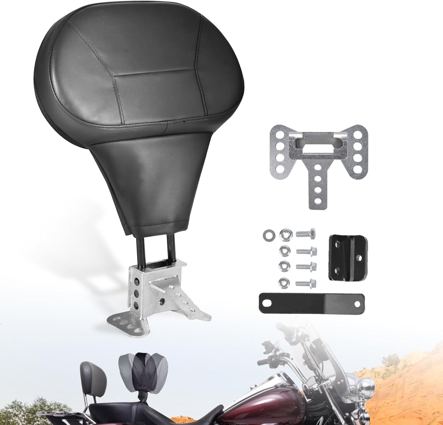 Respaldos ajustables para Harley Touring Street Glide