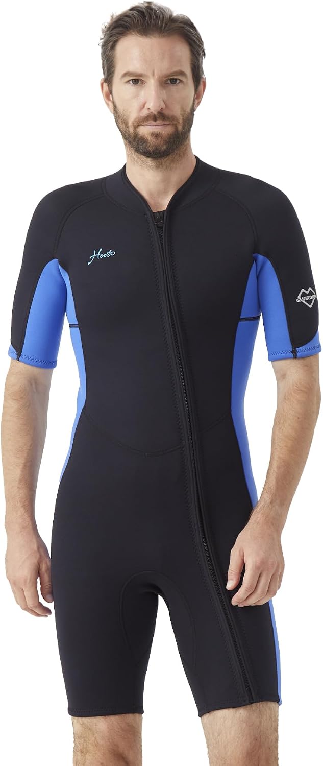 Traje neopreno corto hombre 2mm surf buceo natación