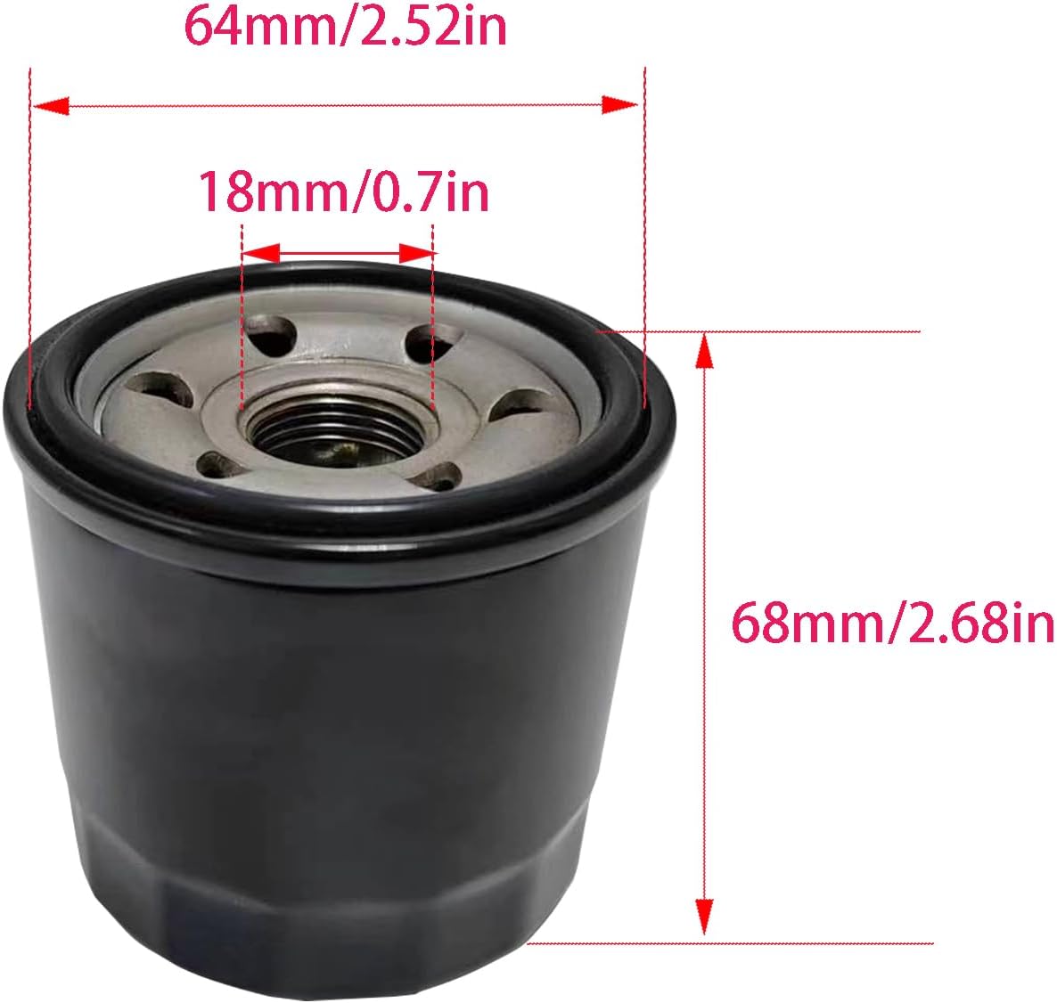 Filtro aceite repuesto Polaris Sportsman 330 Scrambler 500 pack 2