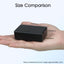 Caja eléctrica plástico ABS 8 pzas 80x50x26mm negra
