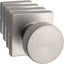 Pomo puerta interior níquel satinado Microban set 4