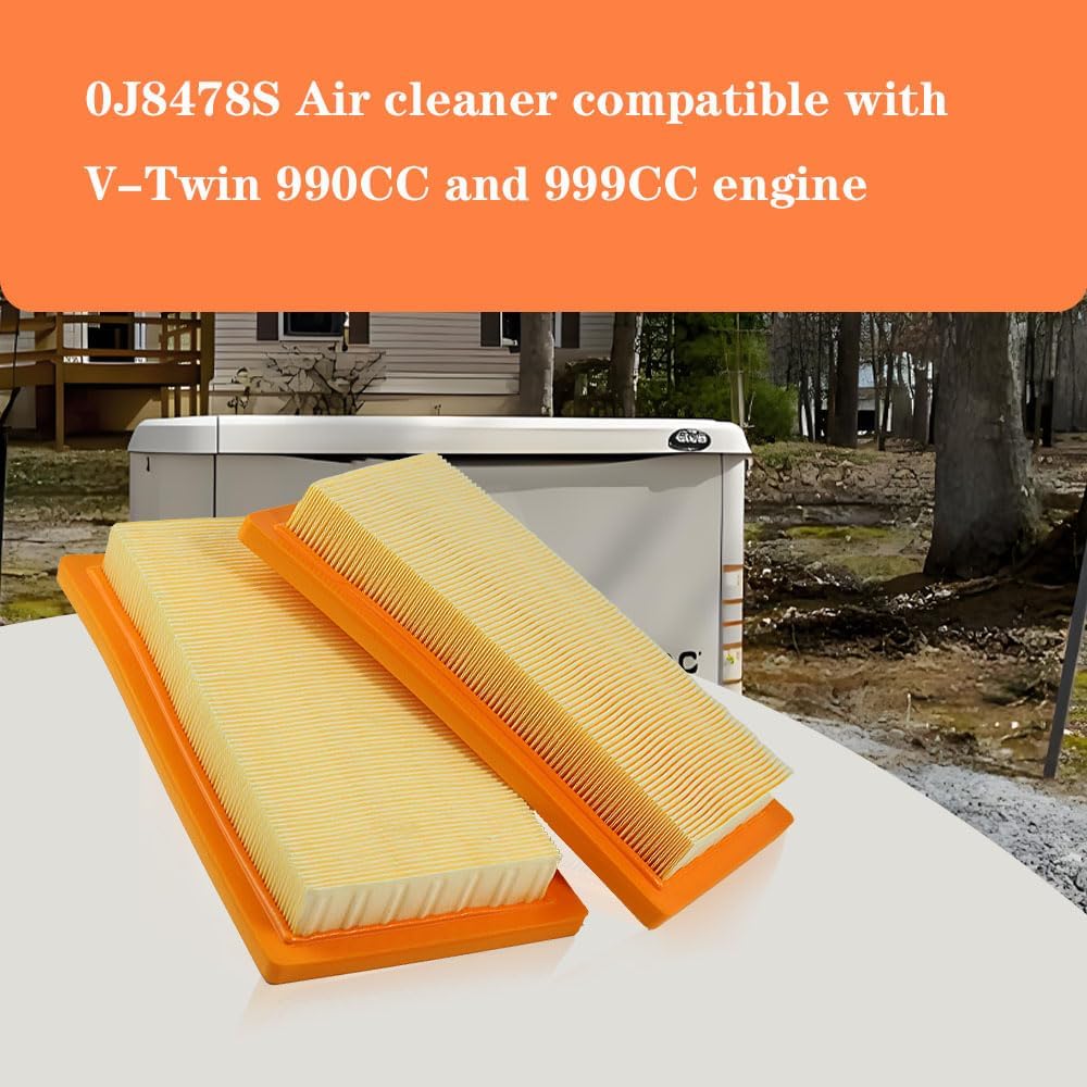 Filtro aire generador Generac 14-22KW 0J8478
