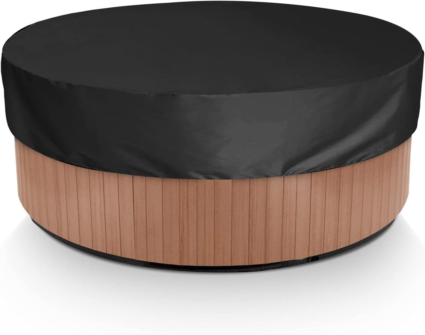 Cubierta spa bañera hidromasaje 600D impermeable negro 81