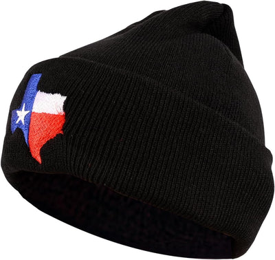 Gorro punto bordado perro unisex con puños