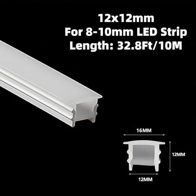 Tira LED silicona IP67 10m 12x12mm para decoración