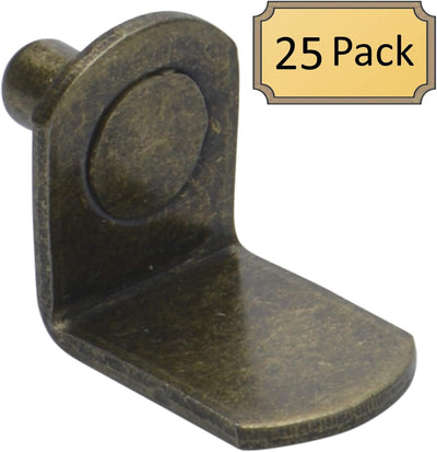 Set 25 clavijas soporte cocina estantería latón antiguo