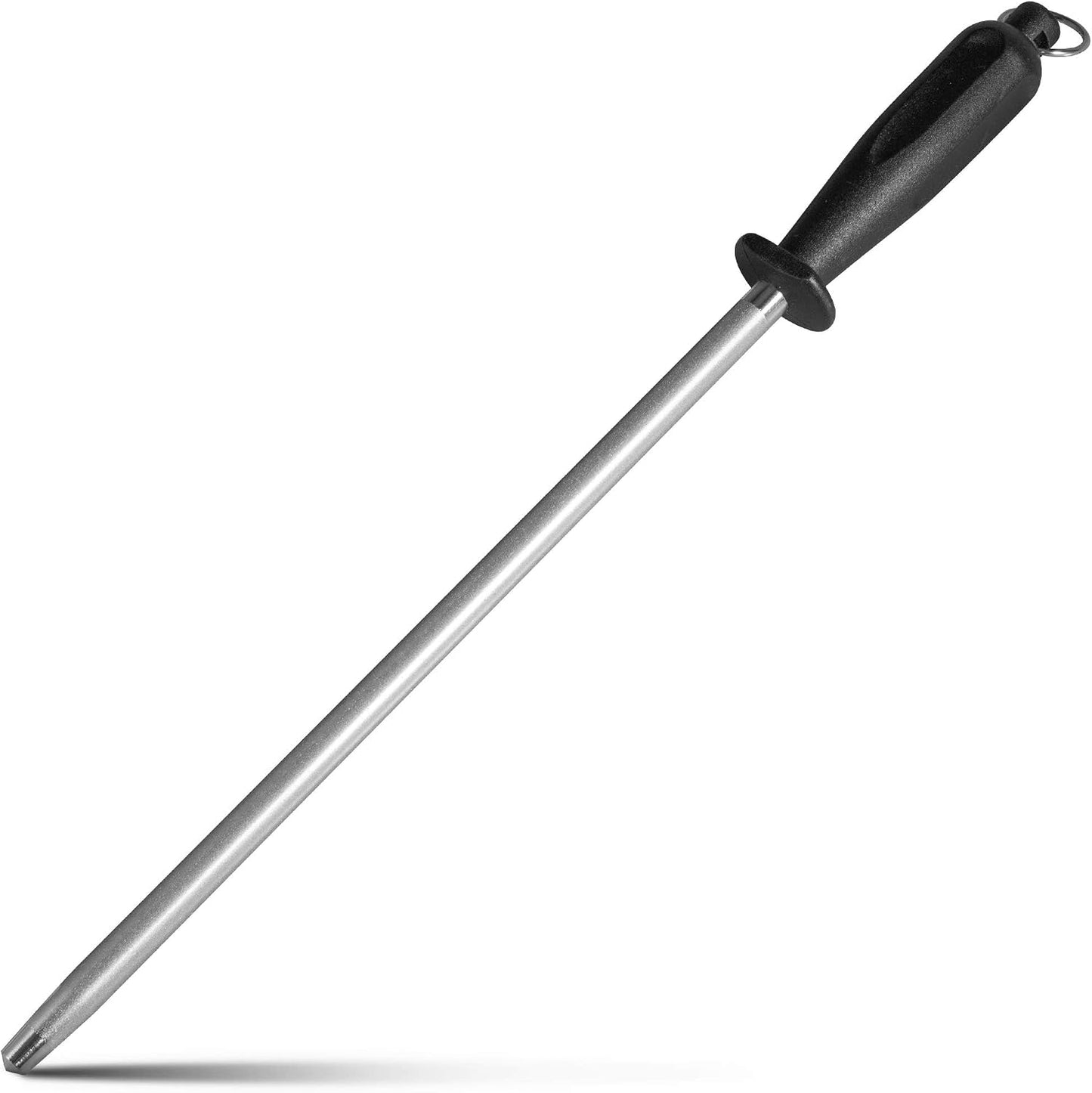 Varilla afilar cuchillos acero carbono negro 12pulg