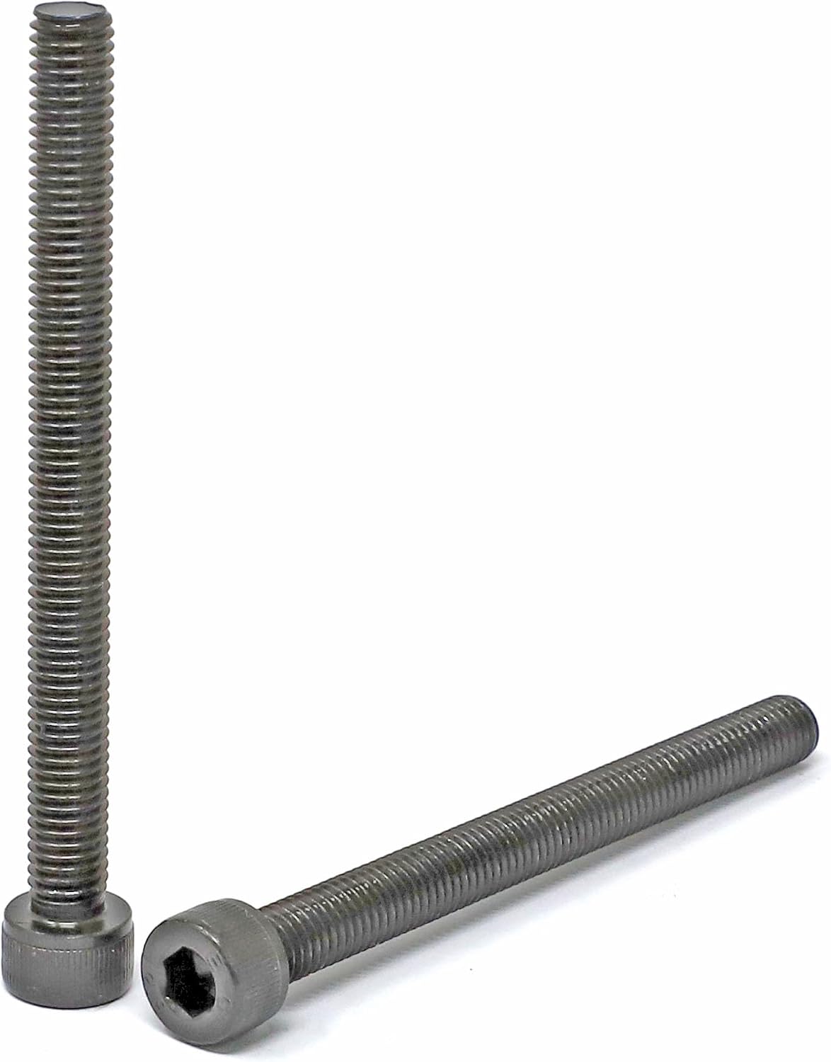 Juego 5 tornillos hex M8x90mm acero aleación 12.9 negro