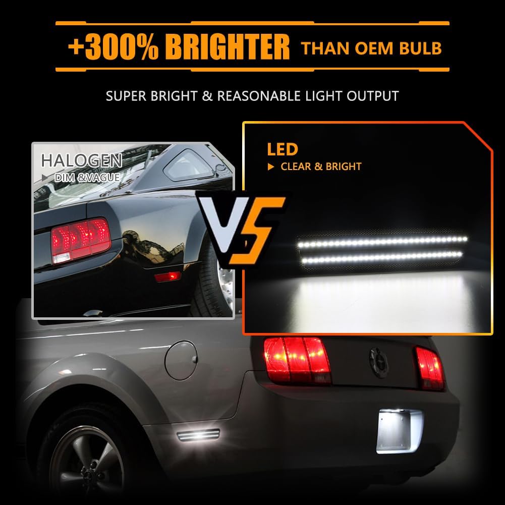 Luces LED marcador lateral parachoques Ford Mustang GT