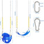 Set columpios niños cubo resistente cuerda azul