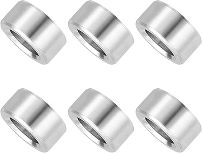 6 Pzas Espaciadores Acero Inox 4x8x4mm para Tornillos M4