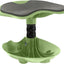 Taburete jardín con asiento almohadillado base mecedora