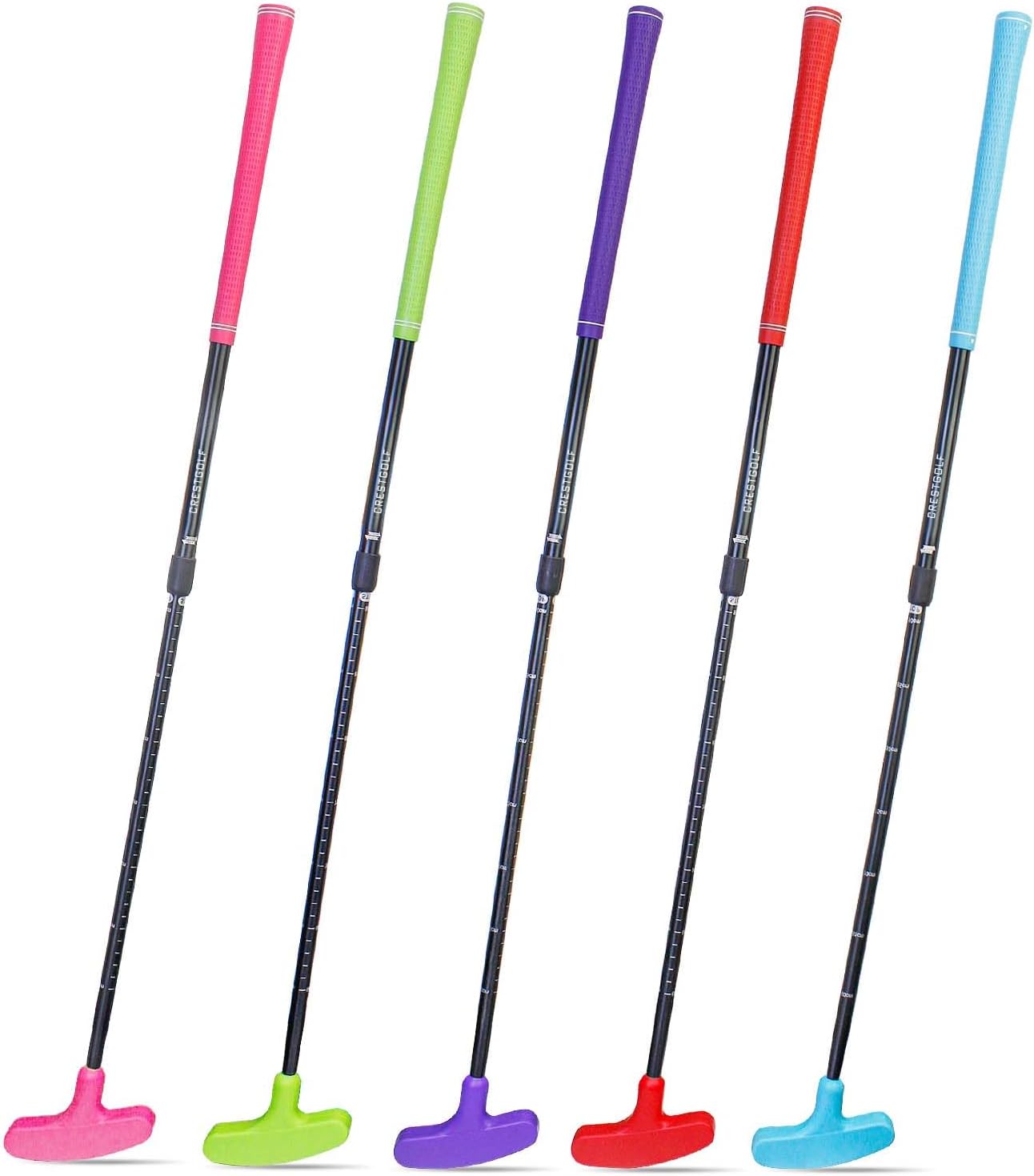 Set 5 palos golf ajustables para adultos y jóvenes