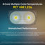 Linterna llavero EDC 600 lumen luz cálida/neutral/fría negro