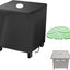 Funda mesa patio ratán con soporte sombrilla 22x22x18