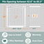 Puerta bebé extra ancha 62.6-65.3pulg para interiores