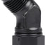Adaptador codo giratorio 10AN aluminio negro