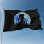 Bandera Sasquatch 3x5pies tela poliéster doble cara