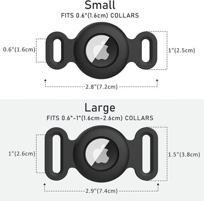 Funda silicona para collar de mascotas con AirTag