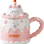 Taza cerámica conejo regalo cumpleaños mujer niña