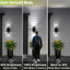 Aplique pared exterior sensor movimiento 5000K luz día