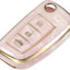 Funda llavero inteligente NISSAN 3 botones rosa