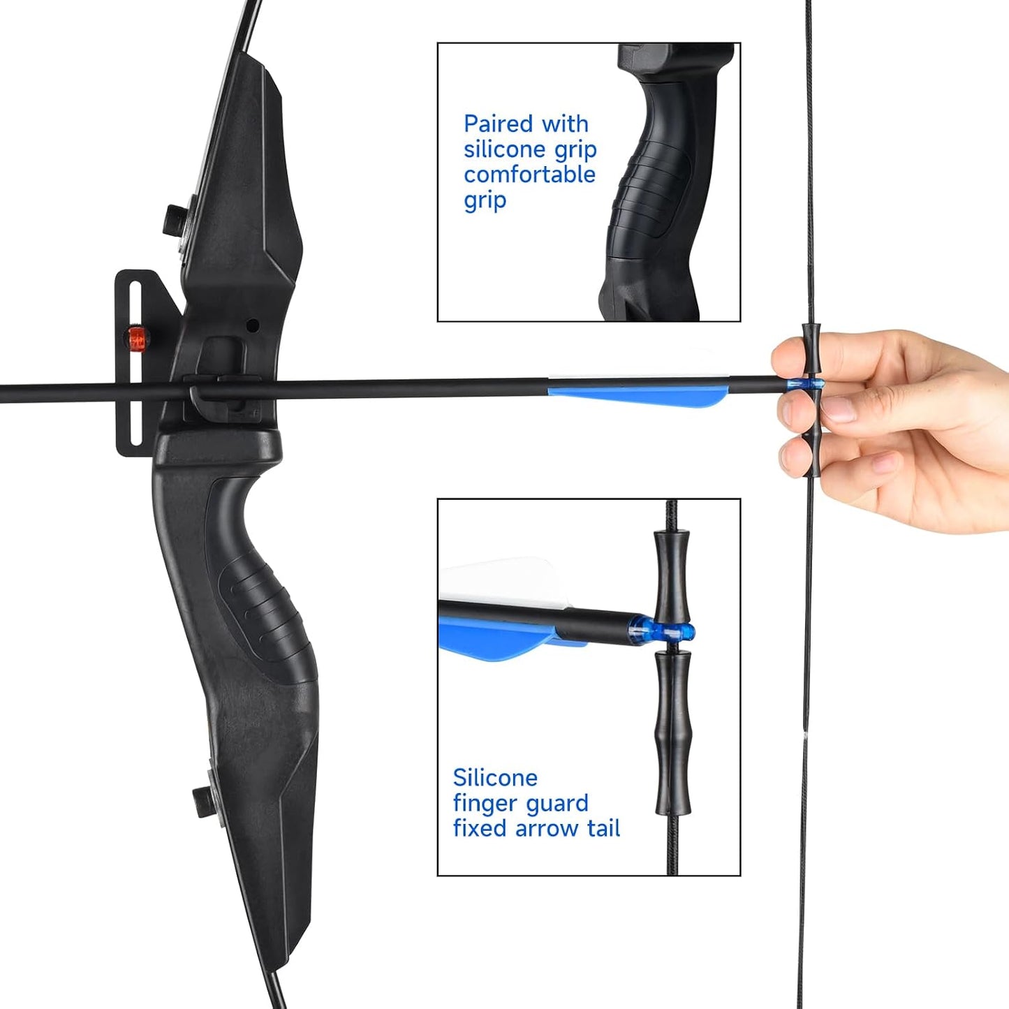 Arco recurvo 30lb para adultos principiantes derecha