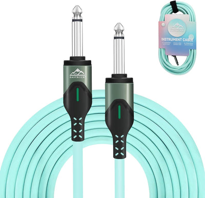 Cable guitarra 20ft anti-enredo 1/4" para eléctrica bajo